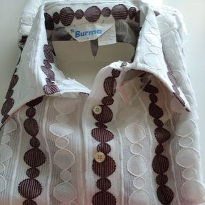 Vintage original pkg Disco 70s mens shirt